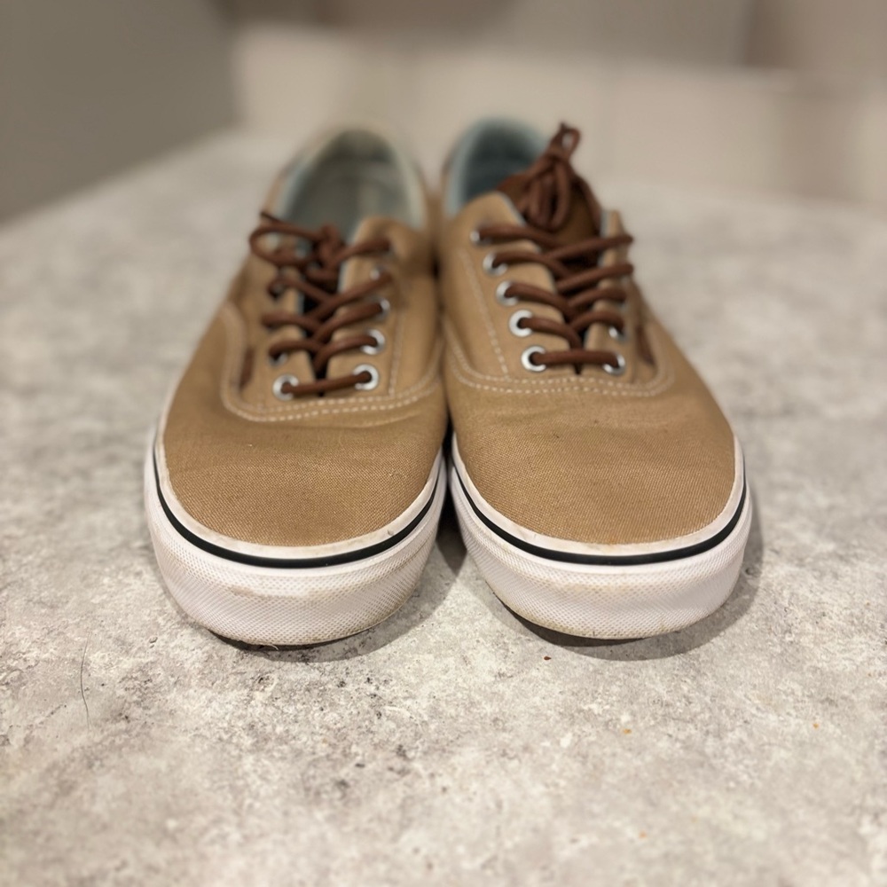 Vans Tan Canvas Sneakers - Picture 5 of 8